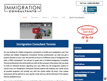 Tablet Screenshot of canadianimmigrationservices.org